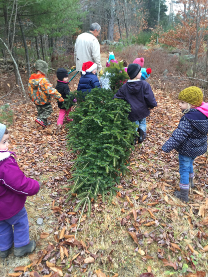 outdoor preschool group