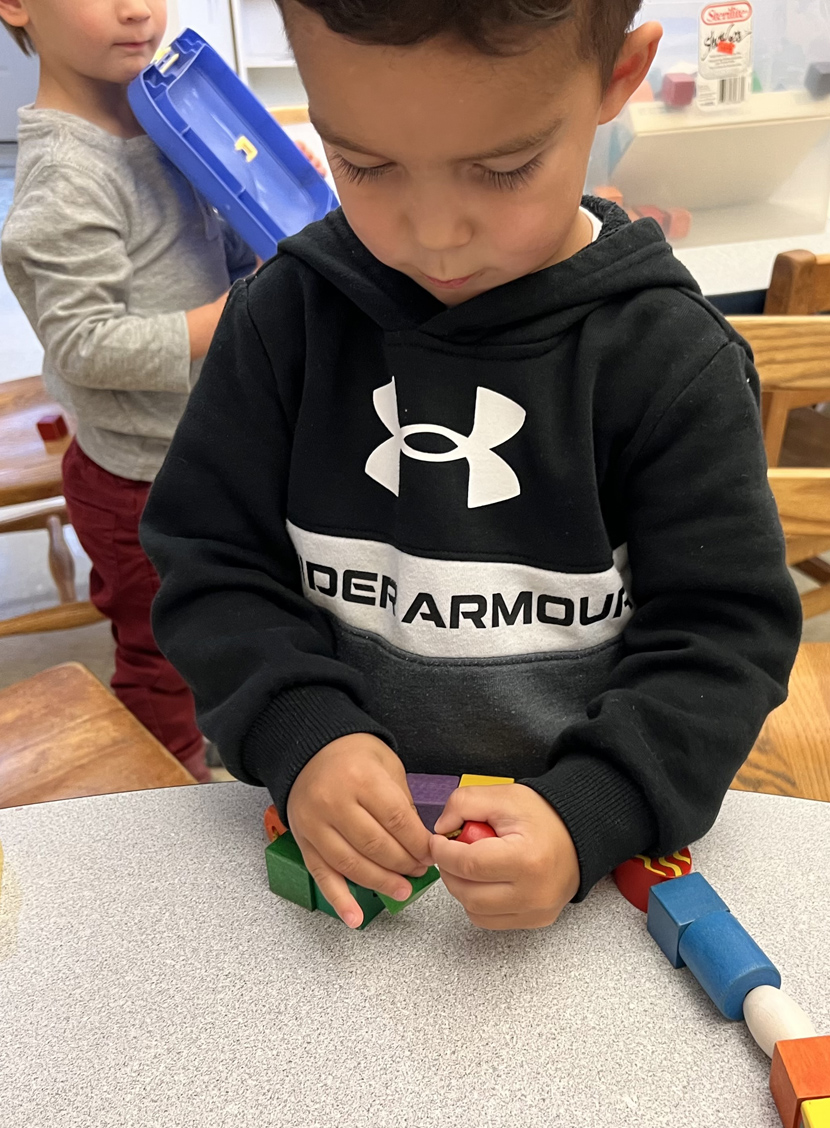 preschoolers hand work